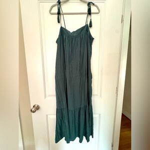 Gap Tiered Midi Sundress Sz XL
